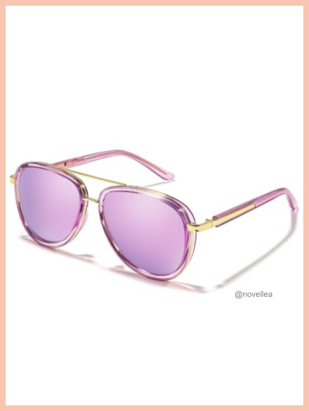Tangle-Free Polarized Square Aviator Sunglasses UV400